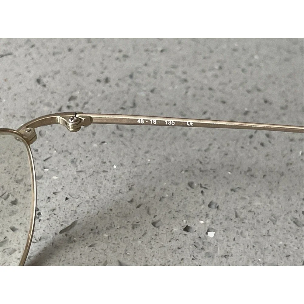 TI Flex T1512 1512 Caramel Eyeglasses Frames ONLY 48-18-135 Oval full rim gold